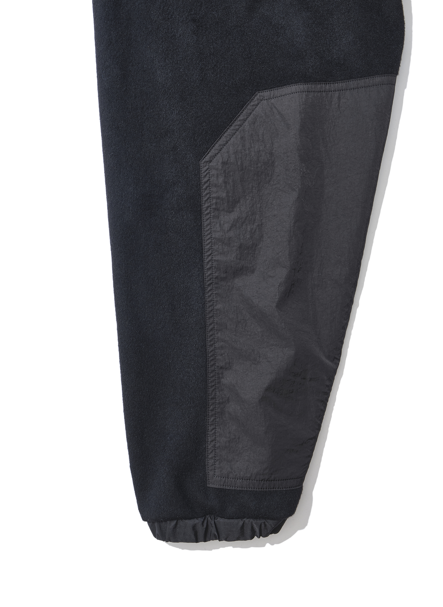 WOOL ANORAK BLACK