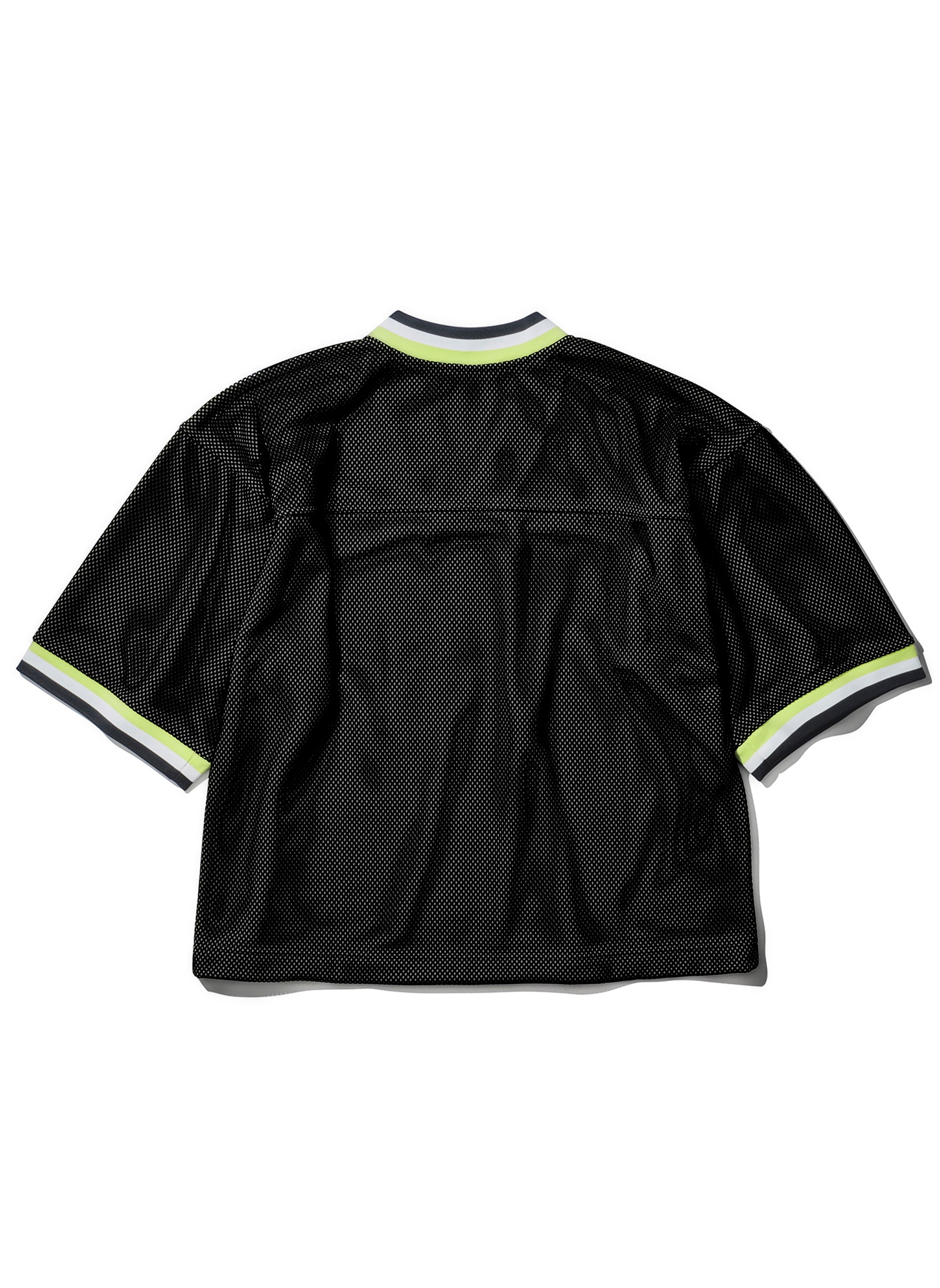 MESH PULLOVER BLACK