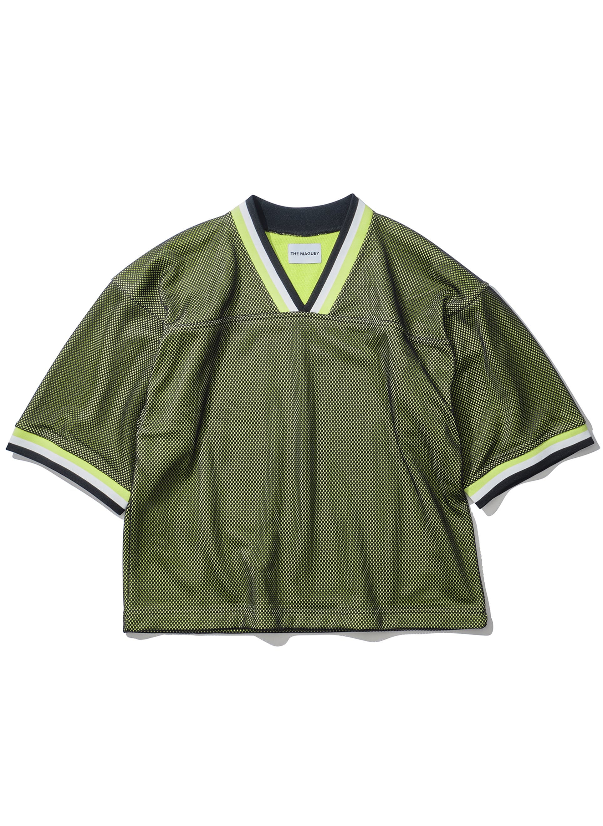MESH PULLOVER LIME
