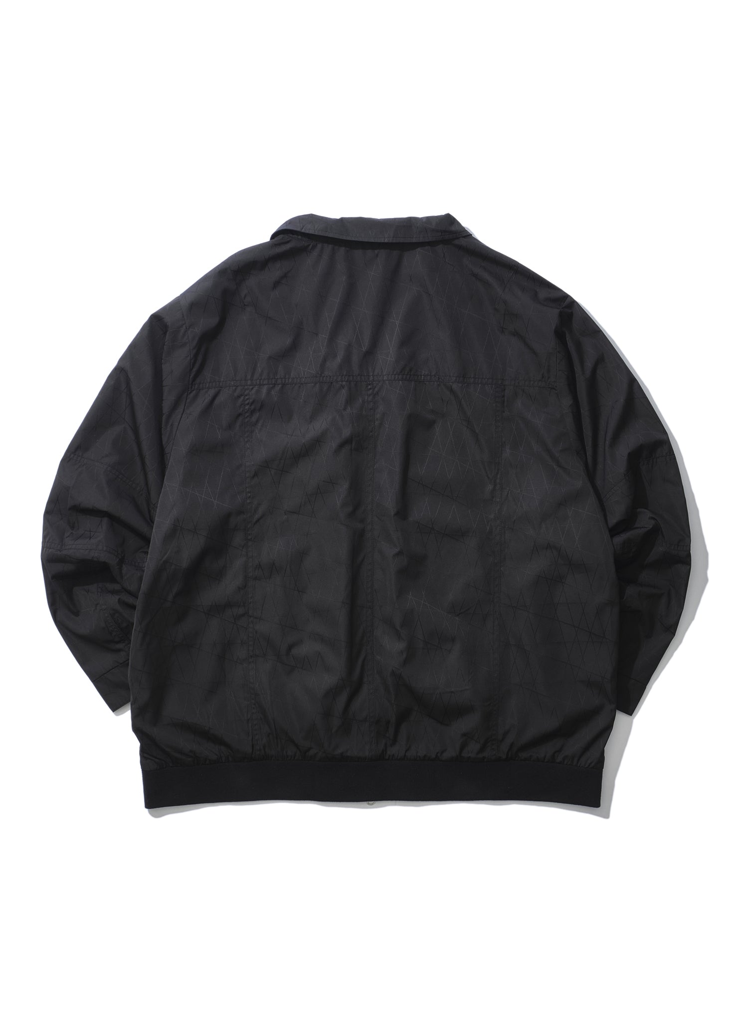 CONVERTIBLE COLLAR JACKET BLACK