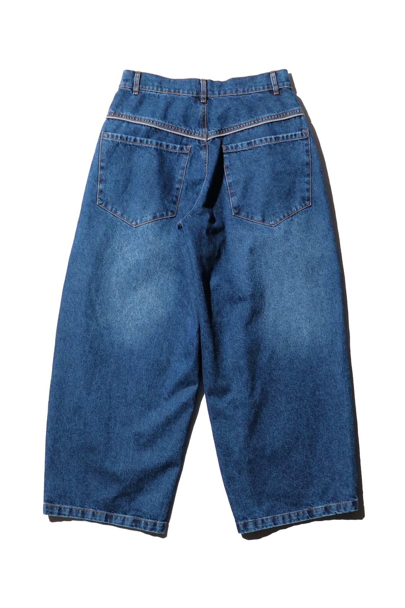 REFLECTIVE DENIM WASHED BLUE DENIM