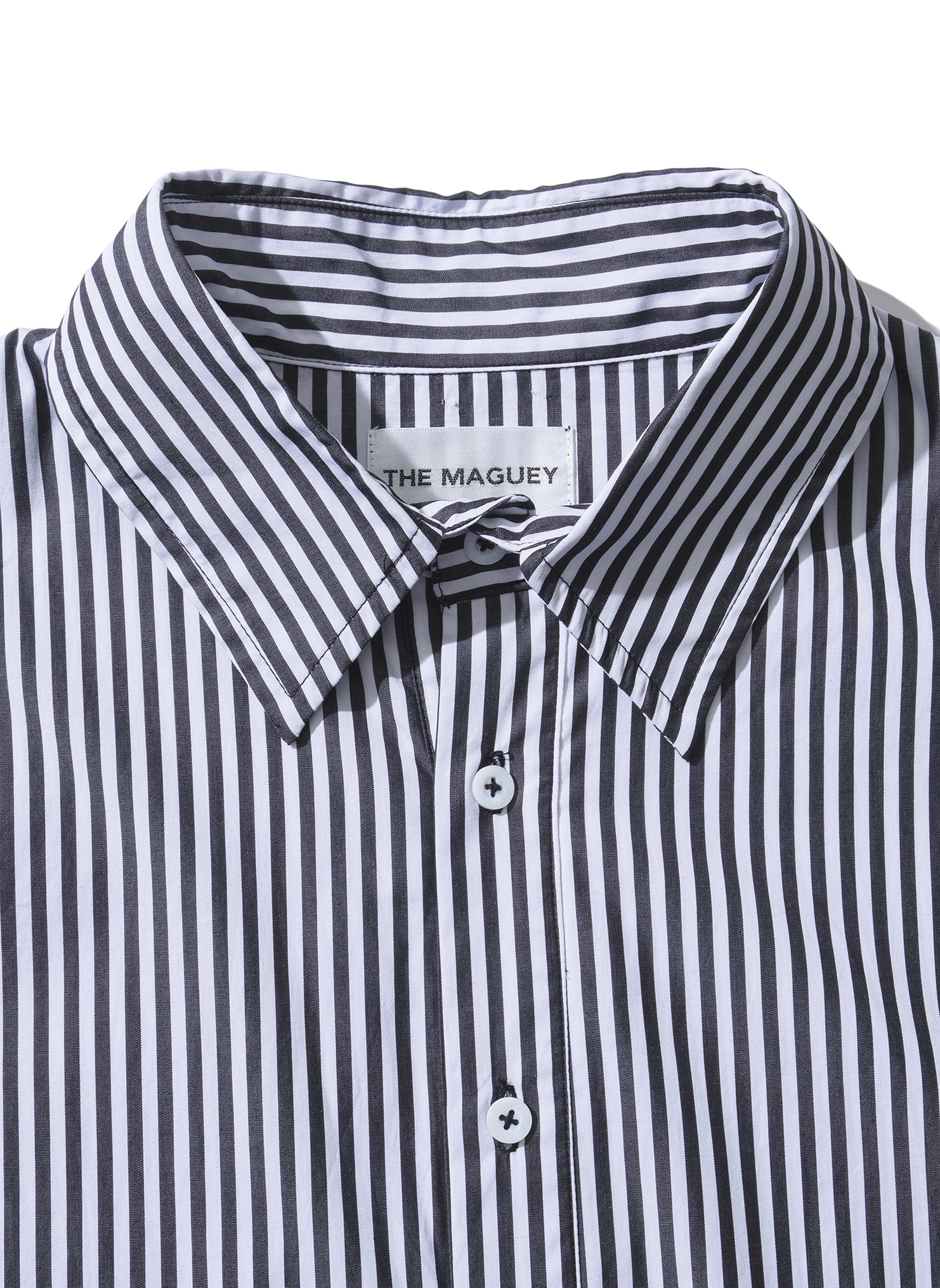 LAYERD SLEEVS SHIRT BLACK STRIPE
